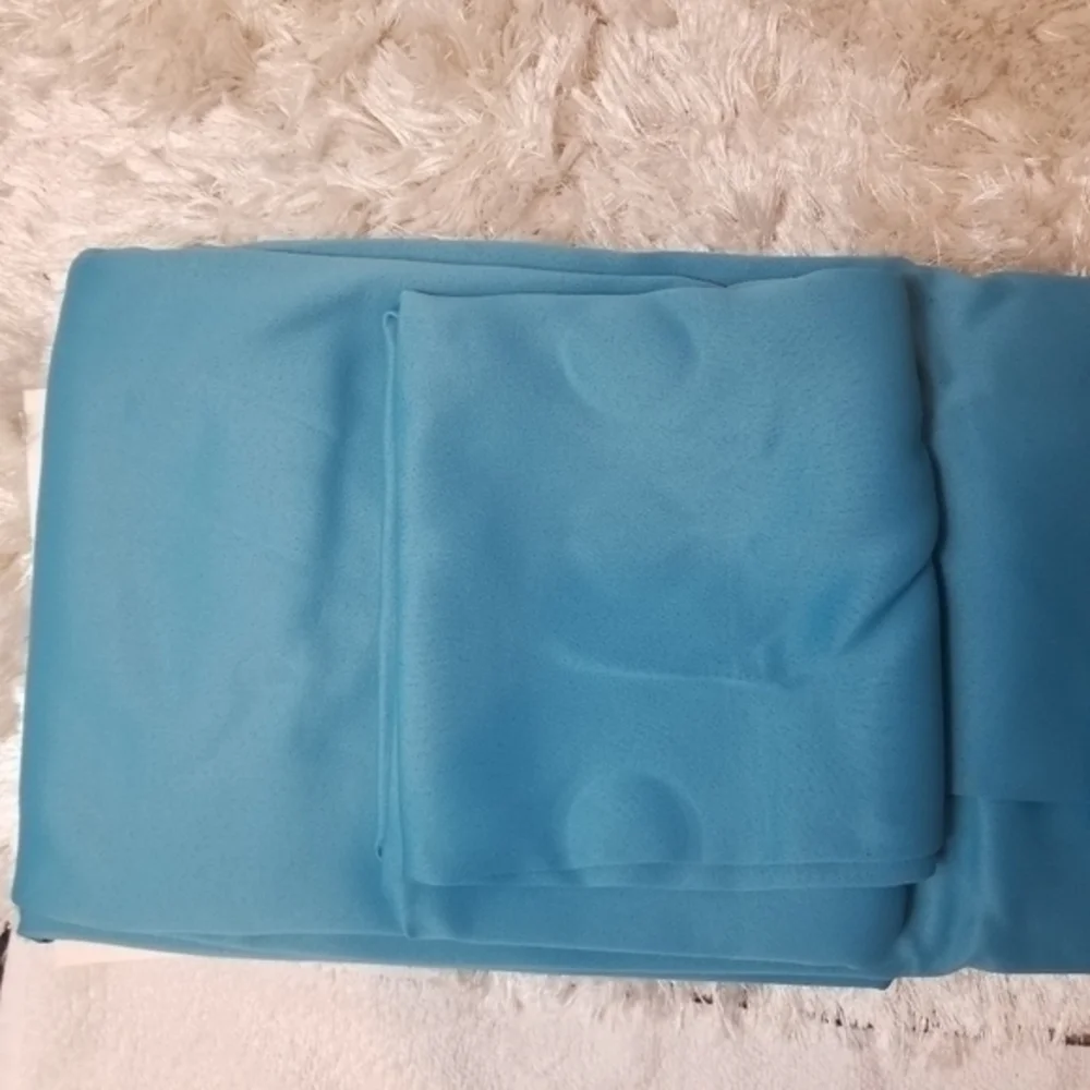 TEAL SOLID BLACKOUT CURTAIN FOR BEDROOM 2 PANELS 52